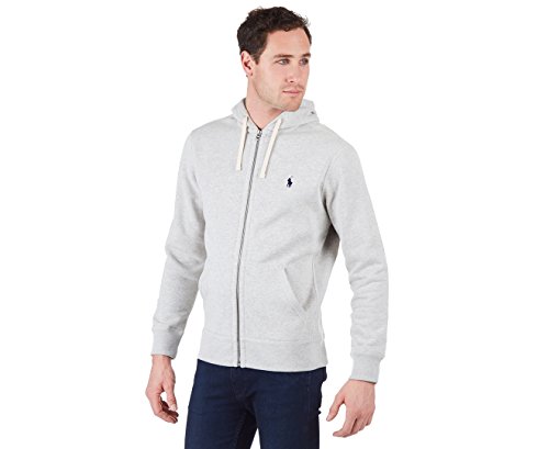 polo ralph lauren classic solid fleece hoodie jacket