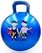 VIAHART 18'' Blue Space Hopper Ball with Handle, Pump Included, Jumping Hopping Hoppity Hippity Hop Bouncy Bounce Ball for Kids