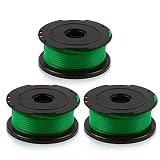 LBK INTERNATIONAL LBK Replacement Trimmer Spool Line for Black+Decker, compatible with SF-080 Auto Feed Spool Single Line Trimmer,3-Pack