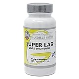 Grandma's Herbs SUPER LAX Most Effective Natural Mild Herbal Laxative with Cascara Sagrada (1)
