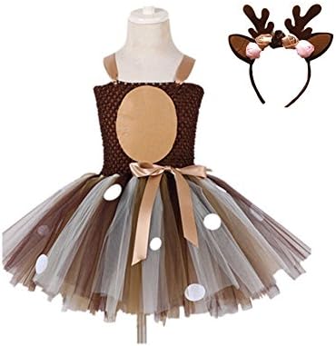JCJTECH 2-8T 6 Styles Little Girls Birthday Tutu Dress Halloween Costume