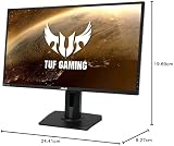 ASUS TUF Gaming VG27AQ 27" WQHD 155Hz IPS Gaming Monitor G-SYNC Compatible HDR10 view 9