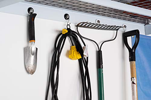 Mavoro Strong Magnetic Hooks for Hanging. Up to 65 lbs. Set of 2 Black Magnet Hooks Heavy Duty Magnets, Neodymium 52 Rare Earth Magnets. Rotating Swivel Style Magnet Hook for Refrigerator, Locker etc - Thumbnail 5