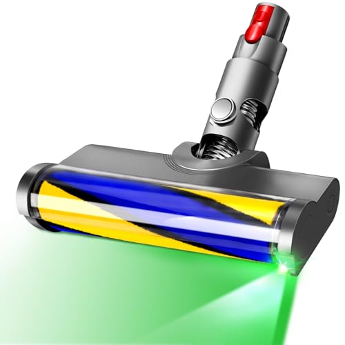 Dyson V12 Detect Slim / V10 Slim Accessories Cordless Soft Roller Brush for Hardwood Flooring with Green Light