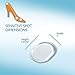 Amope GelActiv Invisible Gel Sensitive Spots Insoles for Women, 1 pair, Size 5-10
