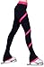 Figure Skating Spiral Polartec Polar Fleece Pants (Fuchsia, Child Small)