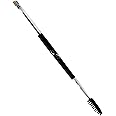 Joey Healy Duo Brow Brush, Vegan, Premium Angled Brow Brush and Spoolie Brush Eyebrow Shaper