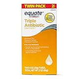 Equate First Aid Antibiotic Ointment, 2 Oz, 2 Pk