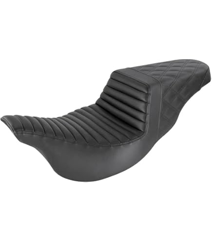 Amazon.com: Saddlemen Step Up Seat (Lattice Stitched) (Black) For