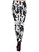 Anna-Kaci Womens Retro Hollywood New York Newspaper Inspired Stretchy Printed Leggings