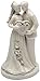 Cosmos Gifts 30716 Ceramic 25th Anniversary Couple Figurine, 4-3/4-Inch, White