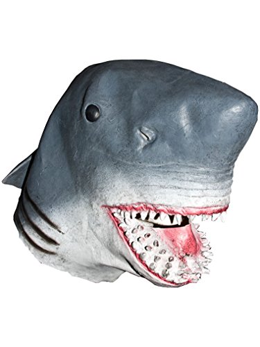 Forum Novelties Men's Latex Shark Overhead Mask
