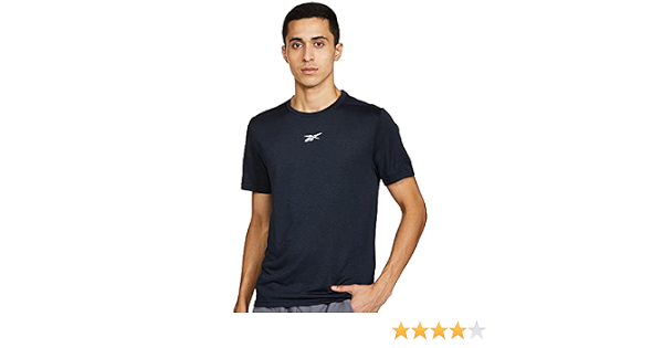 Reebok Wor Melange SS Tee Men's T-Shirt, Mens, T-Shirt, GJ0915, Vecnav, M:  Buy Online at Best Price in Egypt - Souq is now Amazon.eg