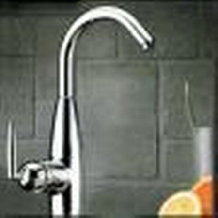 Mico Simone French Satin Nickel Bar or Kitchen Faucet with Lever Handle 7751 -SN