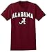 Elite Fan Shop Alabama Crimson Tide Tshirt Arch Over - L