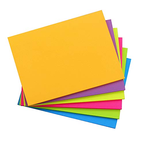 Sticky-Notes-8x6-6-Color-Bright-Colorful-Sticky-Pad-6-PadsPack-45-SheetsPad-Self-Sticky-Note-Pads