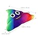 BESTOMZ Poop Plush Pillow Round Cushion Soft Toy, 35 x 30 x 10 cm (Smile poop Rainbow)