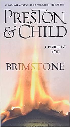 Brimstone Agent Pendergast Series 5 Preston Douglas Child Lincoln Amazon De Bucher