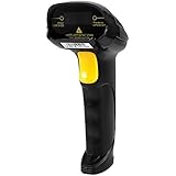 WoneNice WN8200 USB Laser Scan Barcode Scanner Bar Code Reader Black Hand Held