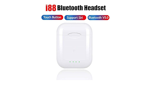 i88 TWS - Auriculares inalámbricos Bluetooth 5.0 2019 con Control táctil y  estéreo, para teléfono PK i9S i10 TWS Blanco : Amazon.es: Electrónica
