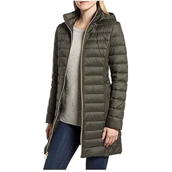 michael kors hooded quilted down packable puffer