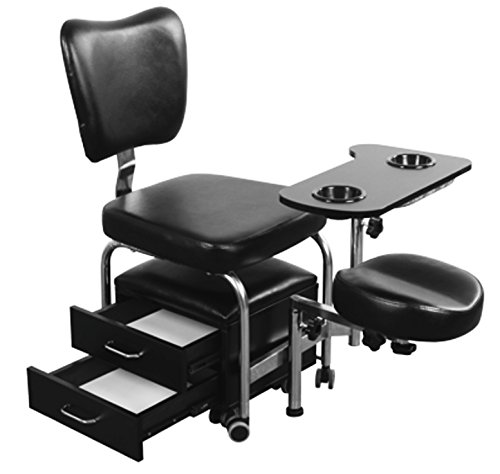 Manicure Pedicure Nail Station Chair Beauty Table Desk Stool Spa