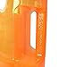 QuiFit 1 Gallon Water Bottle Reusable Leak-Proof Drinking Water Jug for Outdoor Camping Hiking BPA Free Plastic Sports Bottle(Orange)