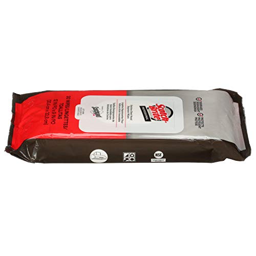 ScotchBrite Stainless Steel Hood Degreaser Wipes with Scotchgard