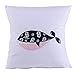 LoveTree Embroidered Cotton Canvas Decorative Throw Pillow Cover Cushion Case Pillow Case 18