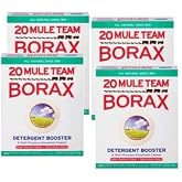 20 Mule Team Borax Detergent Booster &amp; Multi-Purpose Household Cleaner, 65 Ounce (Pack of 4)
