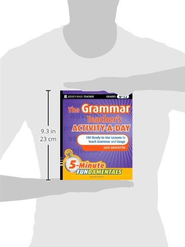 image for Jossey-Bass The Grammar Teacher's Activity-a-Day: 180 Ready-to-Use Les