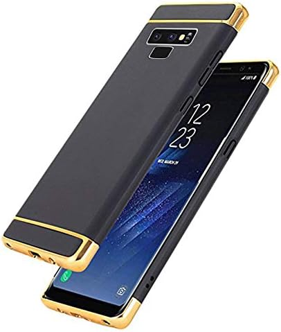 Samsung Galaxy Note 9 Case Shockproof Armor Protection Cases 3 in 1 Ultra-Thin Matte Hard PC Cover (Black)
