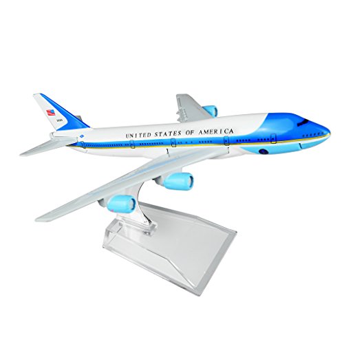 Airforce One Boeing 747 16cm Metal Airplane Models Birthday Gift by HANGHANG