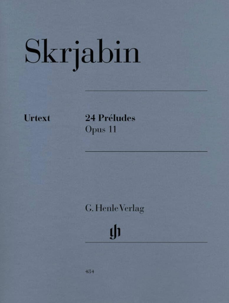 Scriabin: 24 Preludes op.11 - piano - Henle - intermediate to advanced - (HN 484)