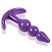 Vibrating Anal Plug Mini Anal Beads Adult Dildo Butt Plug Jelly G-spot Massager 3 Bulbs Color Random, Pack of 1