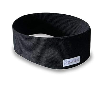 AcousticSheep SleepPhones Kabellos Bluetooth Stirnband-Schlaf-Kopfh/&ouml;rer Weiches grau Vlies mittel