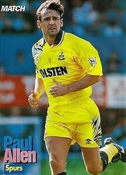 Match Football Magazine Tottenham Hotspur Spurs Paul Allen Holsten Kit Picture Amazon Co Uk Kitchen Home