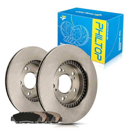 PHILTOP Front Brake Pads and Rotors Kit, OE Brake Rotors and Ceramic Brake Pads…