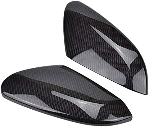 LYNOON Modification Side Mirror Rear View Trim Covers Caps for Honda Civic 2016-2018 Carbon Fiber
