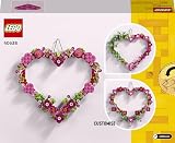 LEGO Heart Ornament Toy 40638 Kids Art Craft Display Model Flowers Leaves Hearts view 10
