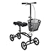 Drive Medical Dual Pad Steerable Knee Walker with Basket, Alternative to Crutches primary
