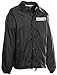 First Class 100% Nylon Windbreaker with Securtiy I.D. (Black)-3XL