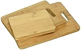 Essential Houseware Bamboo Chopping Boards, Set Of 3