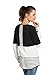Women's Casual Breastfeeding Shirt Back Lace Long Sleeve Maternity Nursing Tops (Black, M)