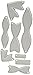 Your Next Stamp YNSD378 Die Small & Mini Bow Set, Grey