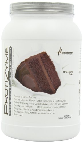 Metabolic Nutrition Protizyme, Chocolate Cake, 2 Pound