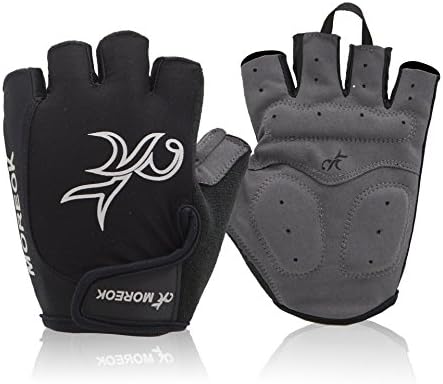 FINDLIVE Cycling Gloves Mountain Bike Gloves Road Racing Half Finger Gloves Sport &amp; Work Gloves for Men and Women (black, l)