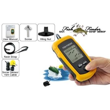 Amazon.com: Fish Finder - Fish Locator with Sonar Sensor and LCD Dispaly: Computers & Accessories
