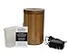 Real Bamboo Wood Ultrasonic Aromatherapy Essential Oil Diffuser and Humidifier with Cool Mist - 4 Timer Settings, Auto Shut-Off and Colored LED Lights