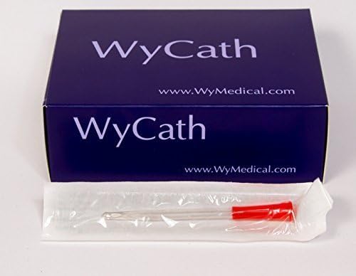 WyCath Hydrophilic Lubricated Meatal Dilator Tapered Tip 18ch (Box of 30) by Wymedical